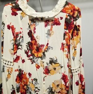 Women's choker blouse